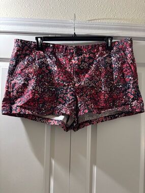 GAP Pink & Blue Floral Jean Shorts